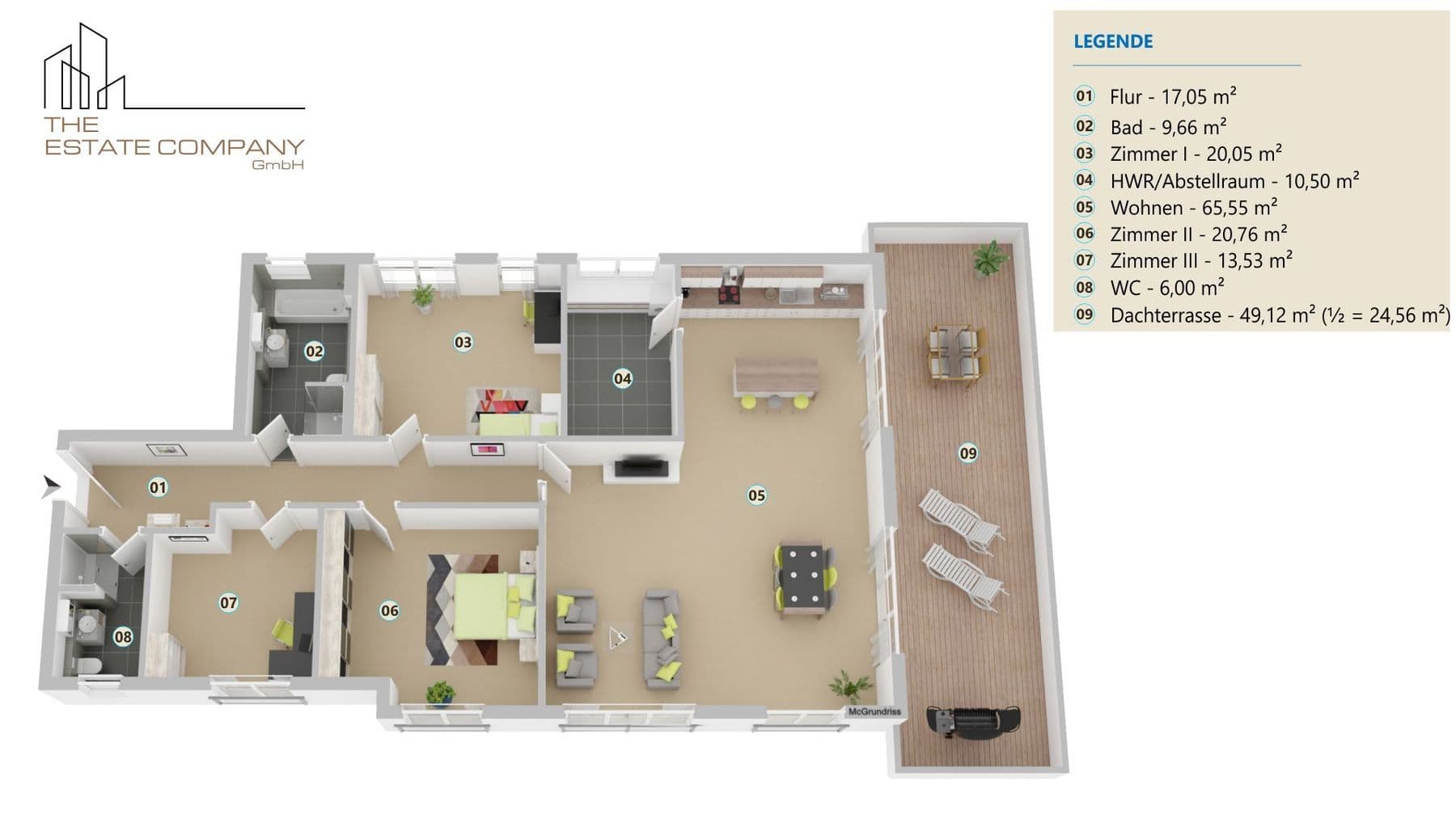 Luxuriöses Penthouse mit 4 Zimmern & Dachterrasse – 187 m² Wohnfläche über den Dächern von Godshorn, Außenansicht