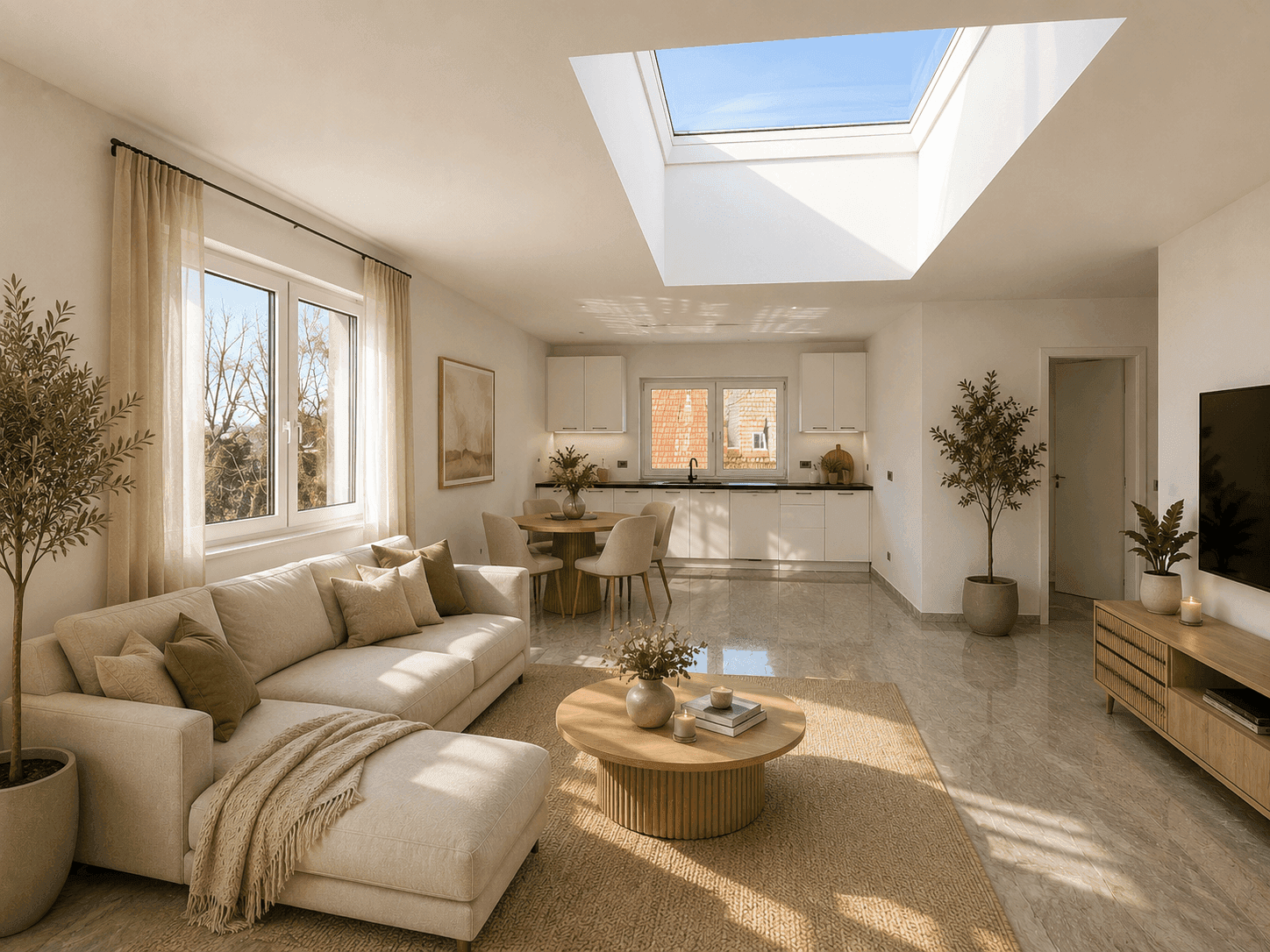 Stillvolles 2- Zimmer- Penthouse mit viel Tageslicht, Außenansicht