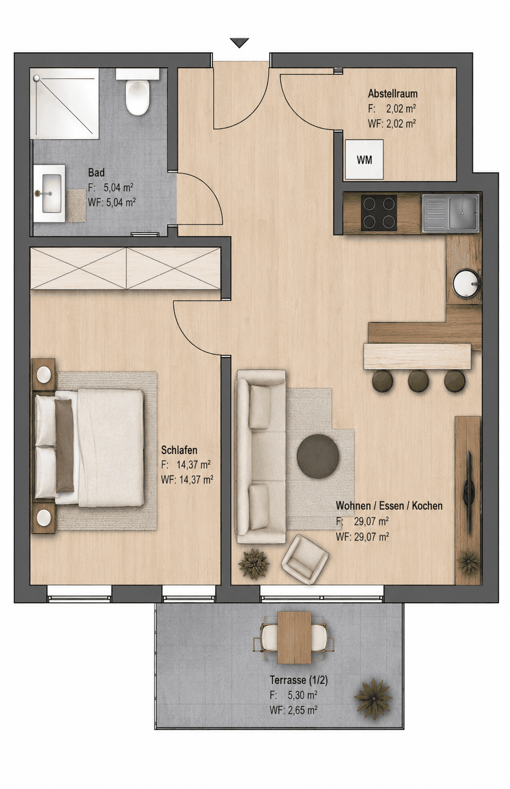 Wohnqualität für jede Lebensphase – Barrierefreie 2-Zimmer-Wohnung mit Balkon, Außenansicht