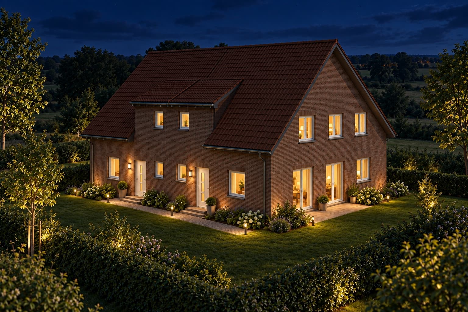 Exklusive Neubau Doppelhaushälfte im Grünen, Bild 3