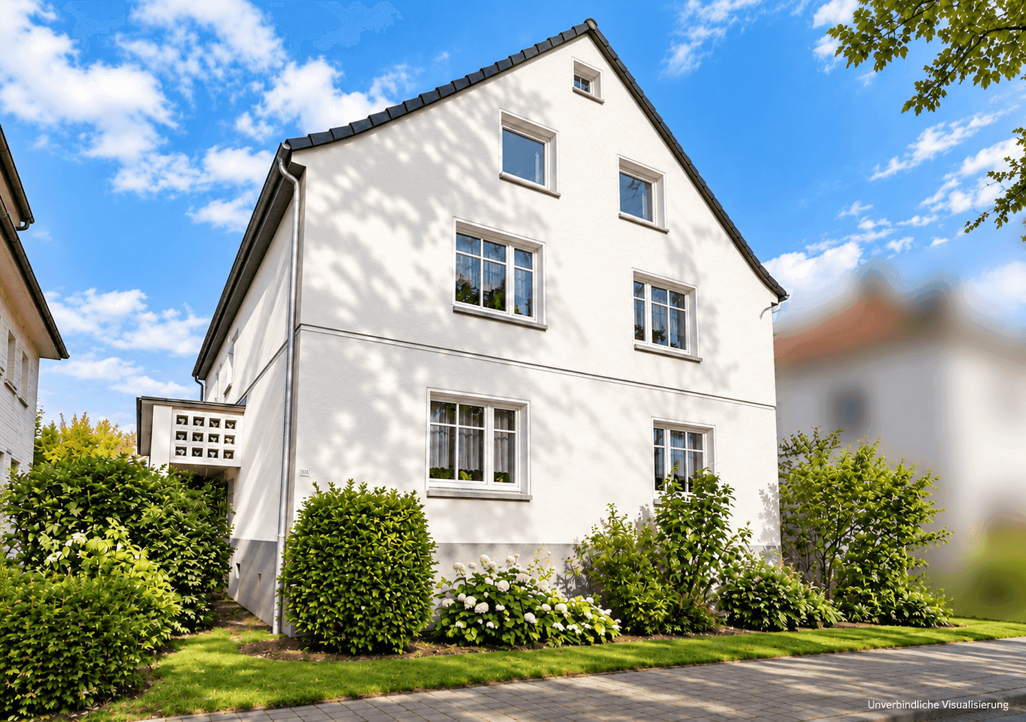 Tradition trifft Moderne: Hochwertige Eigentumswohnung mit Balkon, Außenansicht